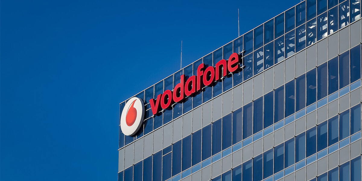 Vodafone headquarters, in Bucharest, Romania.