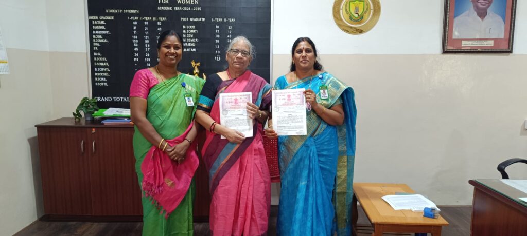 MoU with Mangayarkarasi college for women Madurai