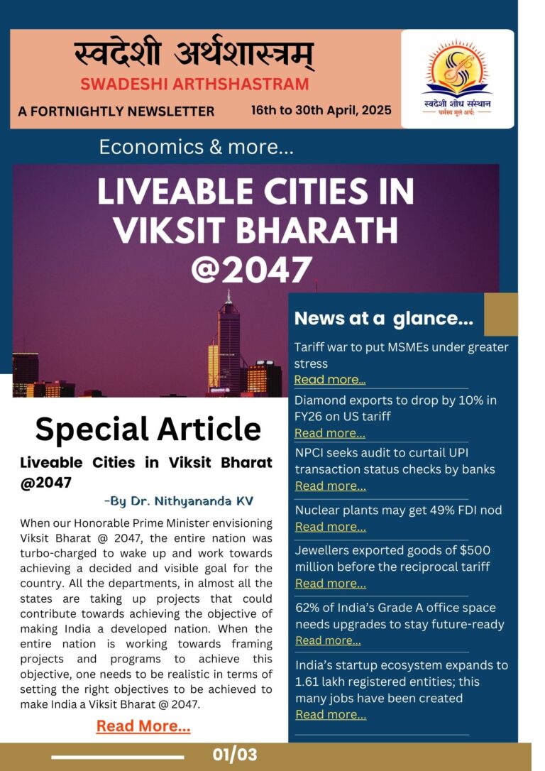 A FORTNIGHTLY NEWSLETTER 16th to 30th April, 2025…… (1)