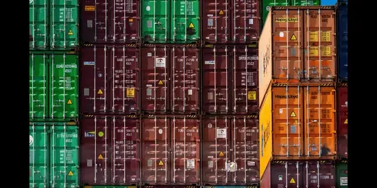 (FILES) Stacks of shipping containers sit at the Port of Baltimore in Baltimore, Maryland, on March 31, 2025. (AFP) (FILES) Stacks of shipping containers sit at the Port of Baltimore in Baltimore, Maryland, on March 31, 2025. (AFP)
