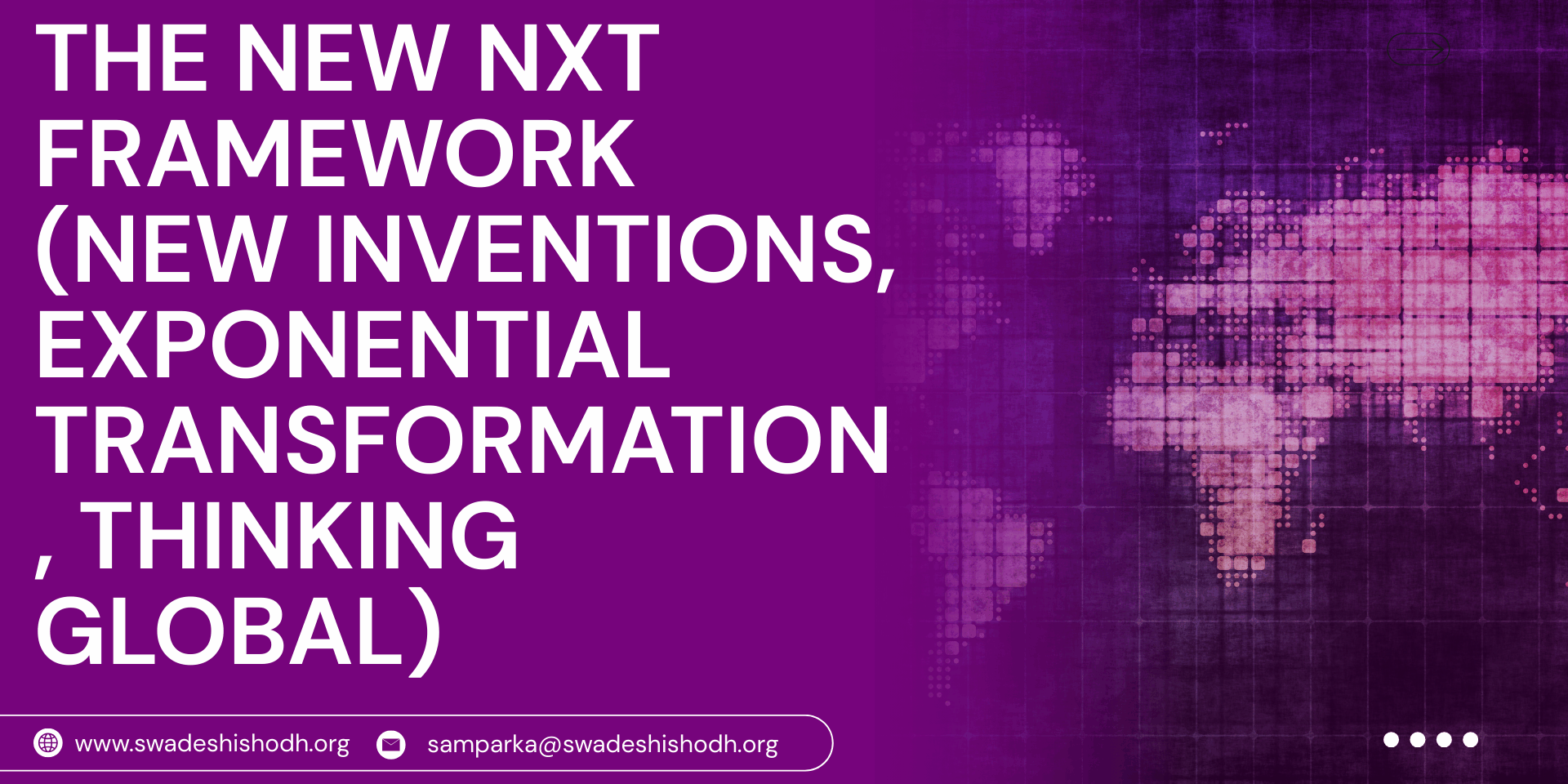 Purple And White Modern Global Thinking Presentation