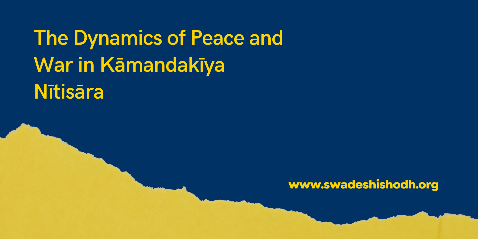 is already hurting. A war will only add to the pain.